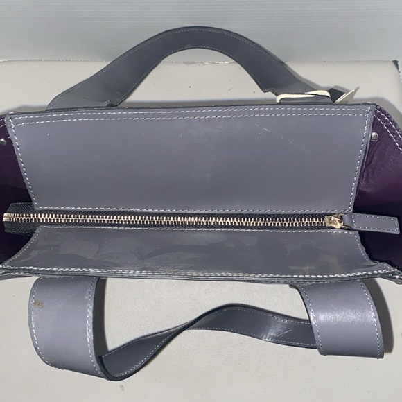 Plinio Visona Gray Purse - Leather Made in Italy - Picture 10 of 10